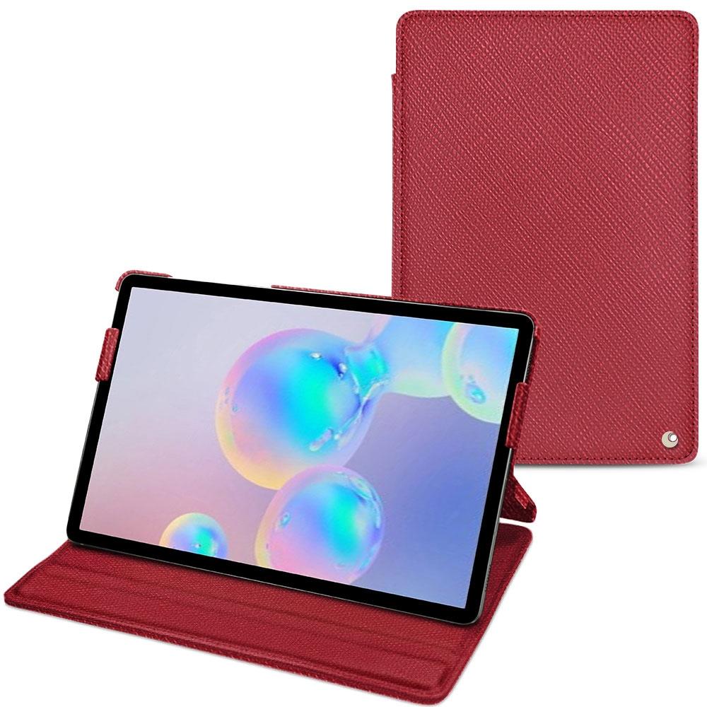 Bild von Noreve Lederschutzhülle horizontal (Galaxy Tab S6), Tablet Hülle, Rot
