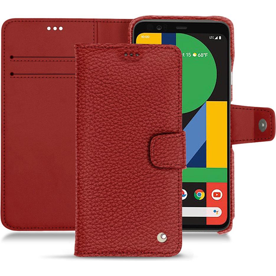 Bild von Noreve Lederschutzhülle Wallet (Google Pixel 4 XL), Smartphone Hülle, Rot