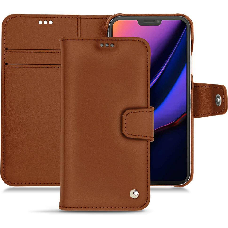Bild von Noreve Lederschutzhülle Wallet (Apple iPhone 11 Pro), Smartphone Hülle, Braun