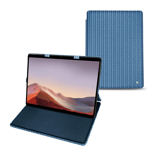 Bild von Noreve Lederschutzhülle vertikal für Microsoft Surface Pro X - Elegant und Praktisch