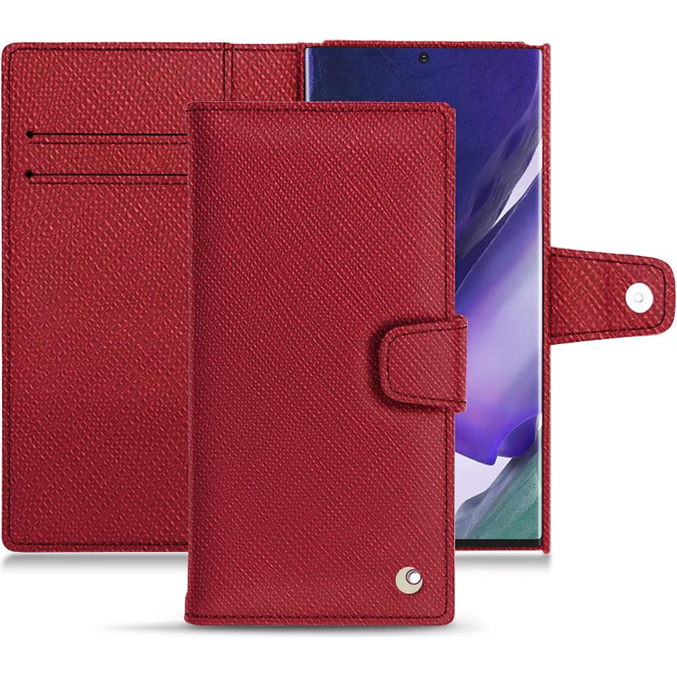 Bild von Noreve Lederschutzhülle Wallet (Samsung Galaxy Note 20 Ultra), Smartphone Hülle, Rot