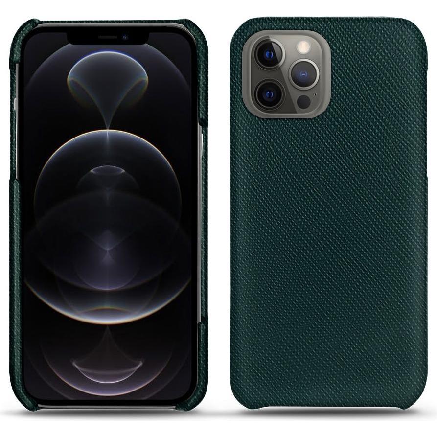 Bild von Noreve Lederschutzhülle (Apple iPhone 12 Pro Max), Smartphone Hülle, Grün