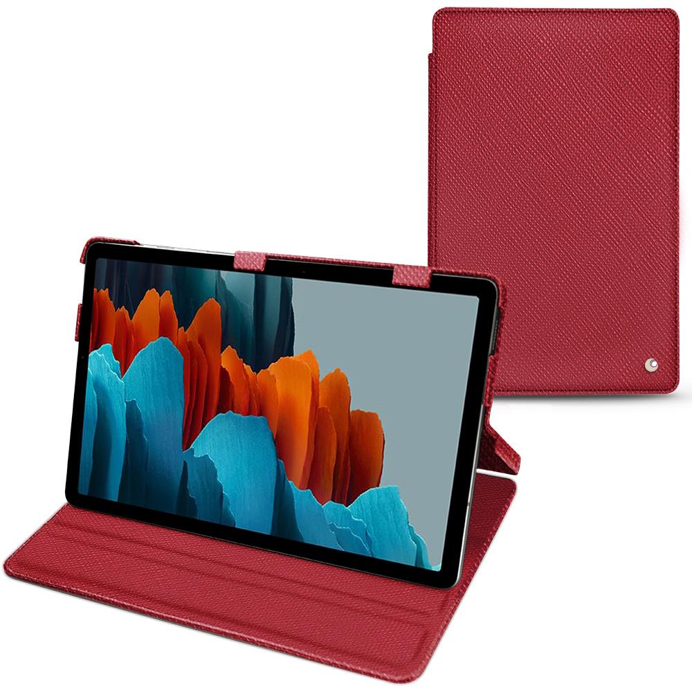 Bild von Noreve Lederschutzhülle horizontal (Galaxy Tab S7), Tablet Hülle, Rot