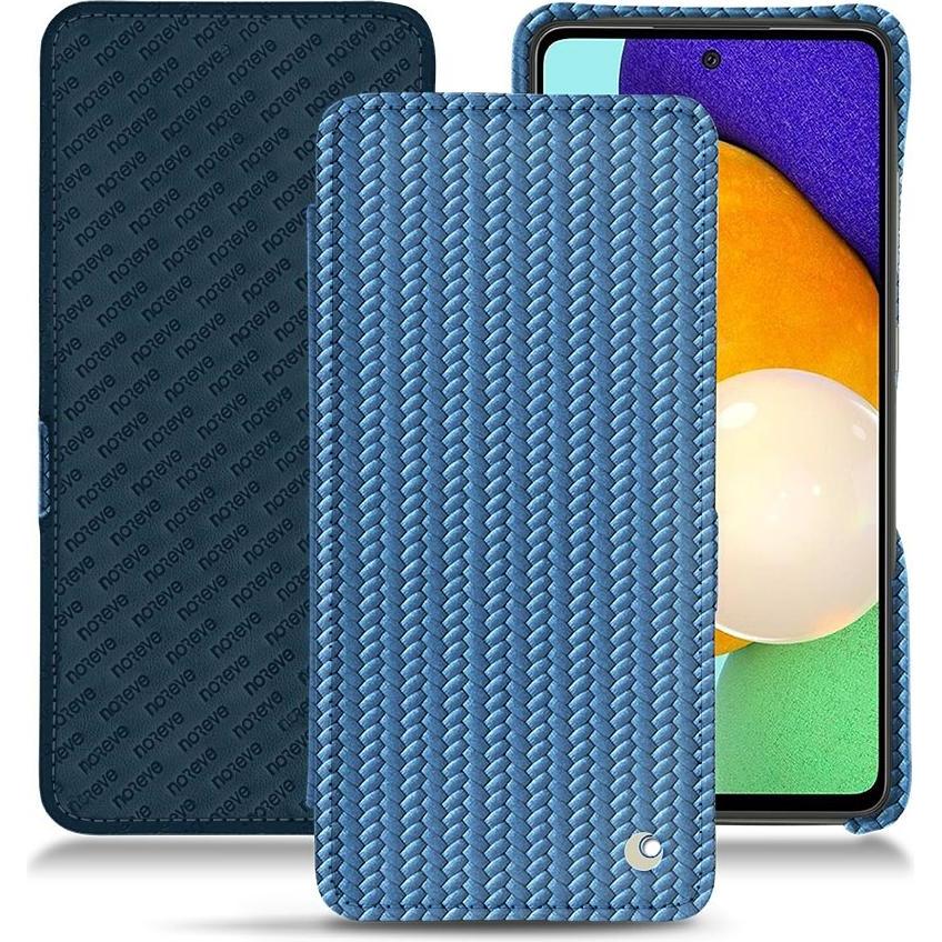 Bild von Noreve Lederschutzhülle horizontal (Samsung Galaxy A52), Smartphone Hülle, Blau