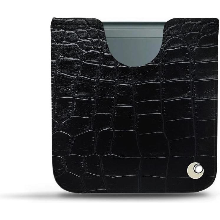 Bild von Noreve Lederschutzhülle Samsung Galaxy Z Flip3 (Samsung Galaxy Z Flip3), Smartphone Hülle, Schwarz