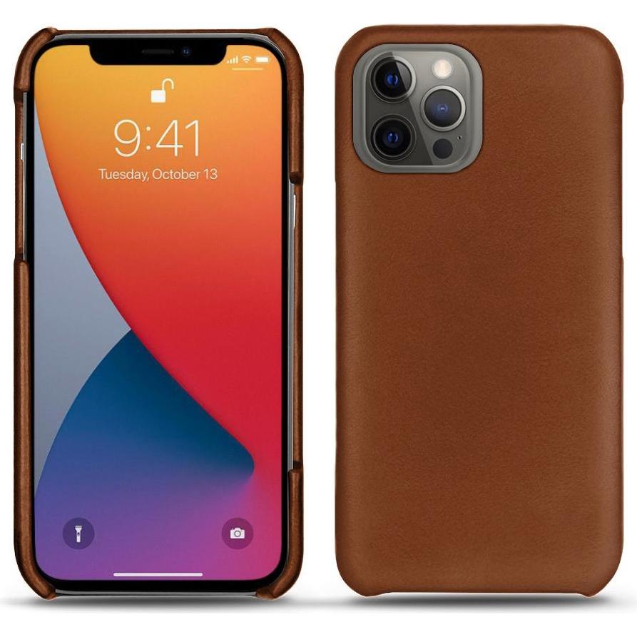 Bild von Noreve Lederschutzhülle (Apple iPhone 13 Pro Max), Smartphone Hülle, Braun