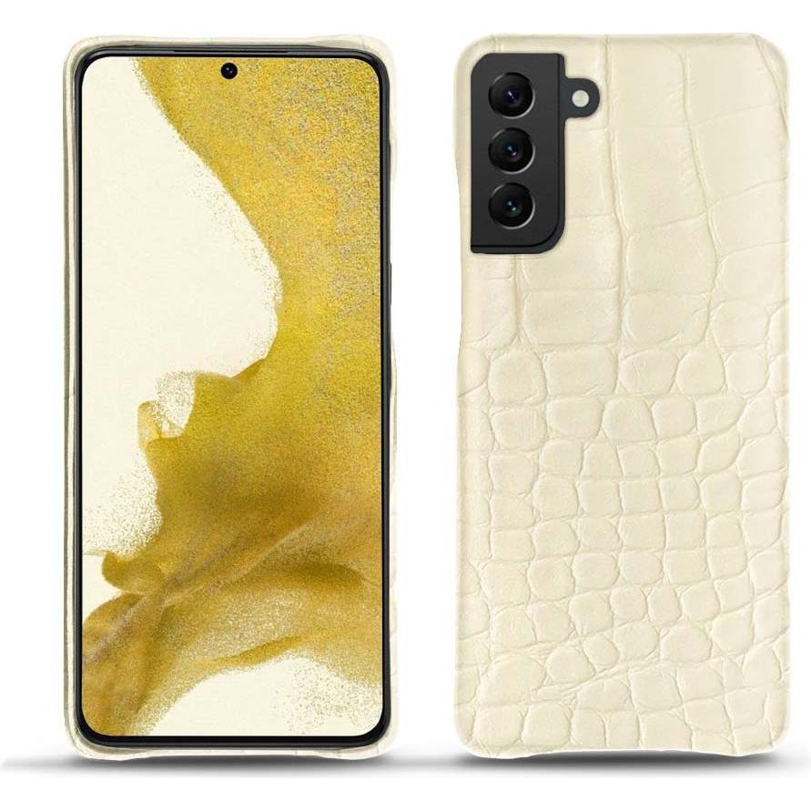 Bild von Noreve Lederschutzhülle (Samsung Galaxy S22+), Smartphone Hülle, Weiss