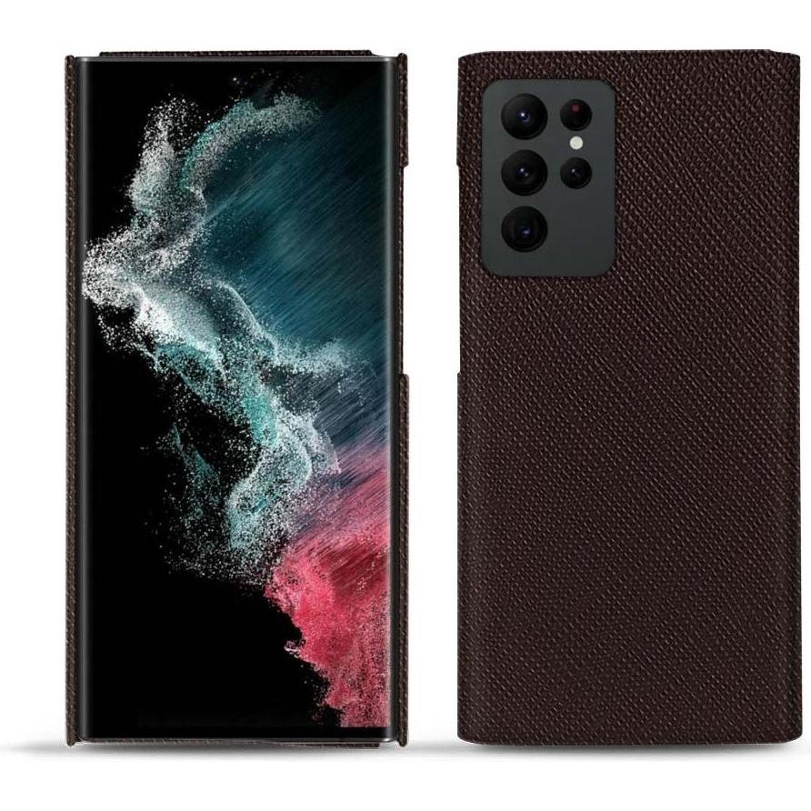 Bild von Noreve Lederschutzhülle (Samsung Galaxy S22 Ultra), Smartphone Hülle, Braun