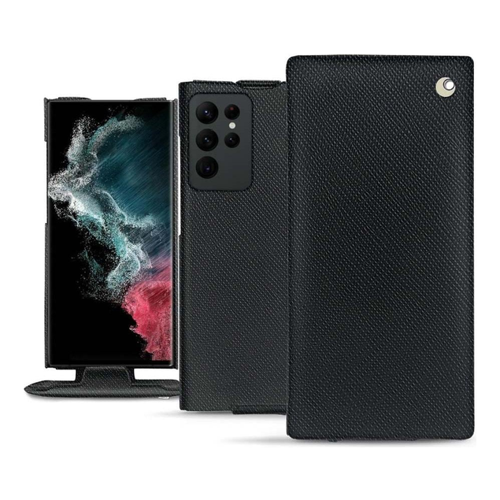 Bild von Noreve Lederschutzhülle vertikal für Galaxy S22 Ultra - Eleganz trifft Funktionalität