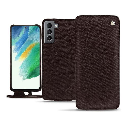 Bild von Noreve Lederschutzhülle vertikal für Galaxy S21 FE – Eleganter Schutz für Ihr Smartphone