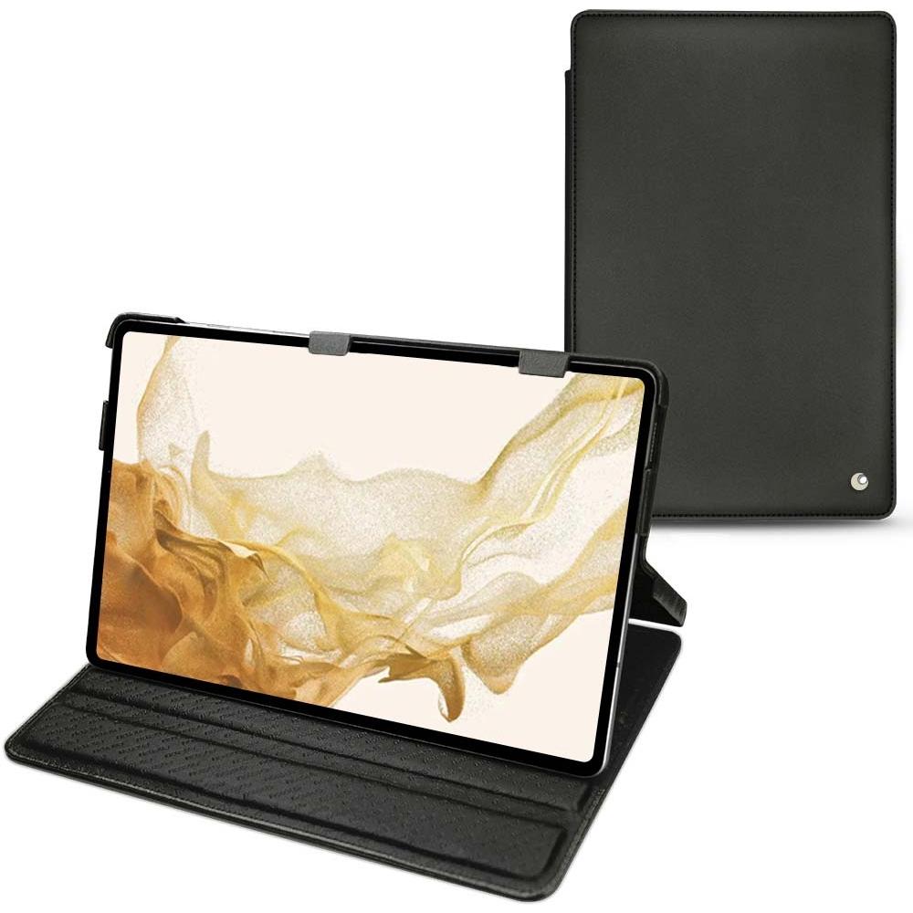 Bild von Noreve Lederschutzhülle horizontal (Galaxy Tab S8), Tablet Hülle, Schwarz