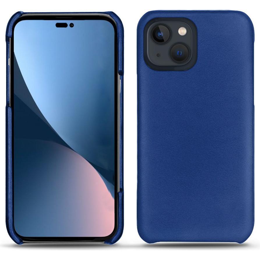 Bild von Noreve Lederschutzhülle (Apple iPhone 14 Plus), Smartphone Hülle, Blau