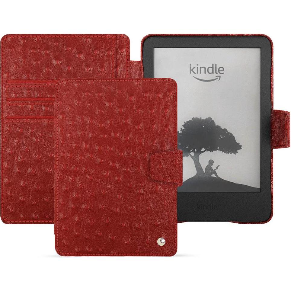 Bild von Noreve Lederschutzhülle Amazon Kindle (2022) (Kindle), eReader Zubehör, Rot