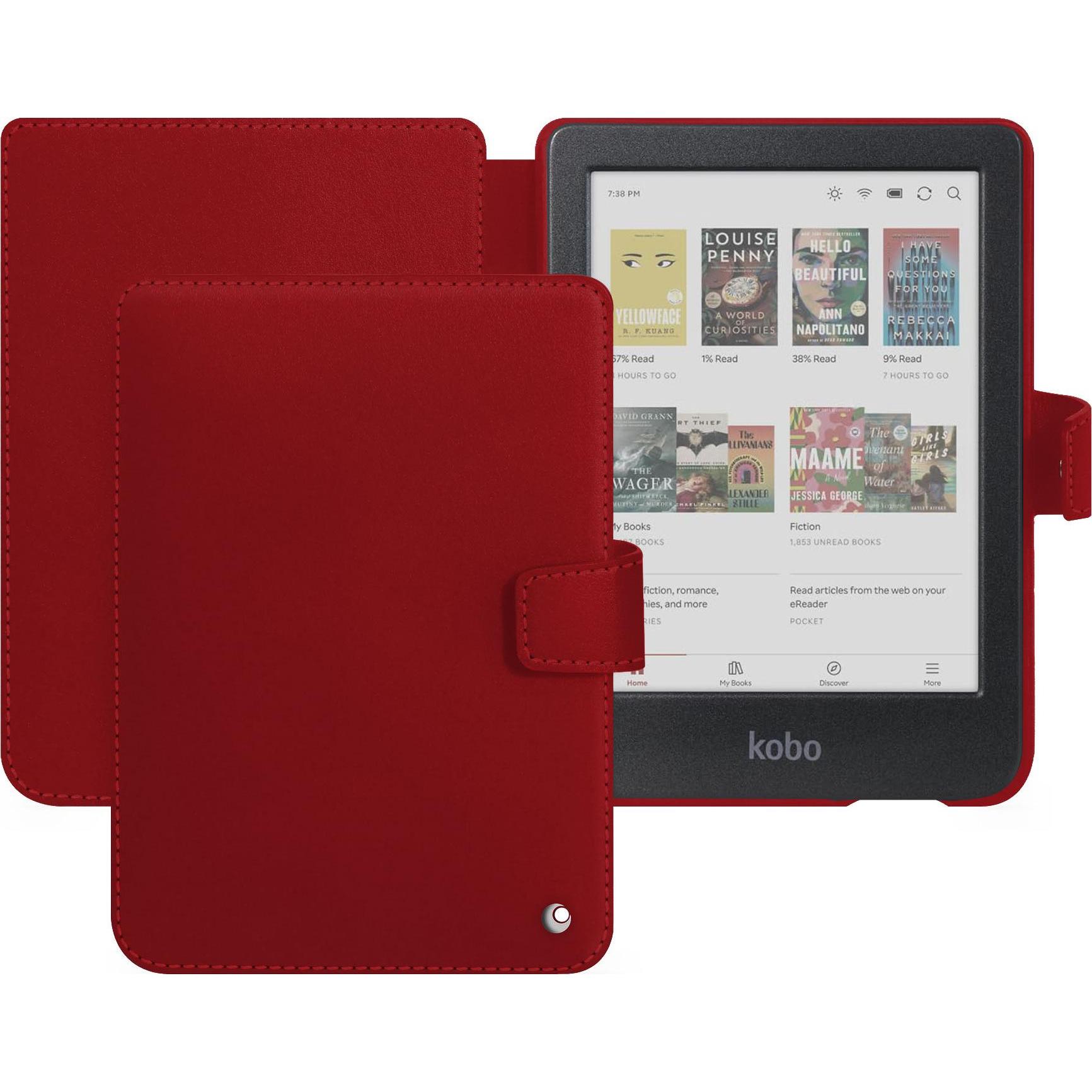 Bild von Noreve Lederschutzhülle Kobo Clara 2E (Kobo Clara 2e), Tablet Hülle, Rot