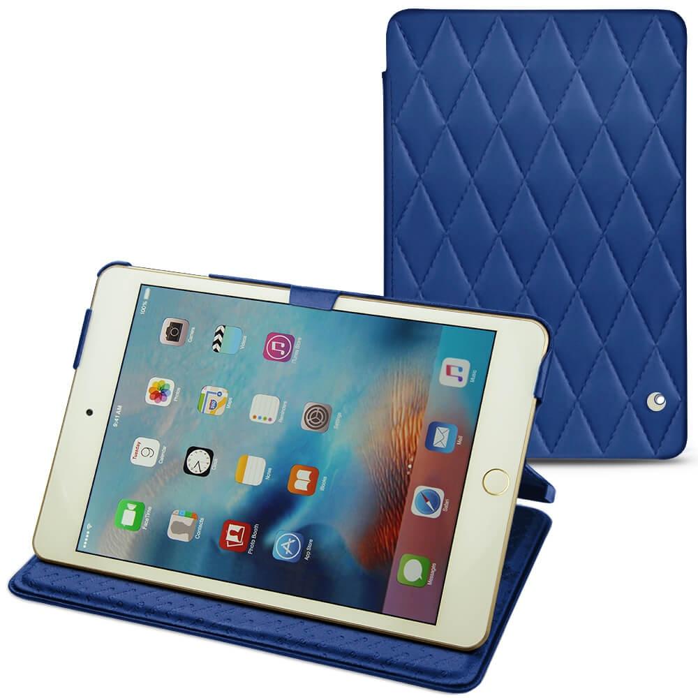 Bild von Noreve Lederschutzhülle horizontal (IPad Mini 4), Tablet Hülle, Blau