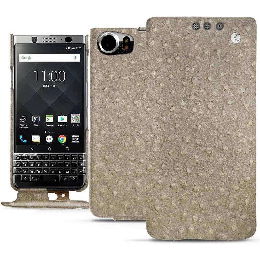 Bild von Noreve Lederschutzhülle vertikal (Blackberry KEYone), Smartphone Hülle, Beige