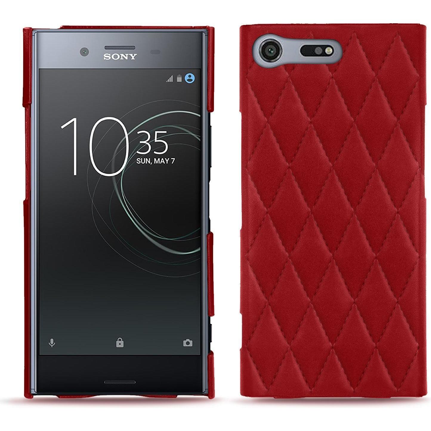 Bild von Noreve Lederschutzhülle (Sony Xperia XZ Premium), Smartphone Hülle, Rot
