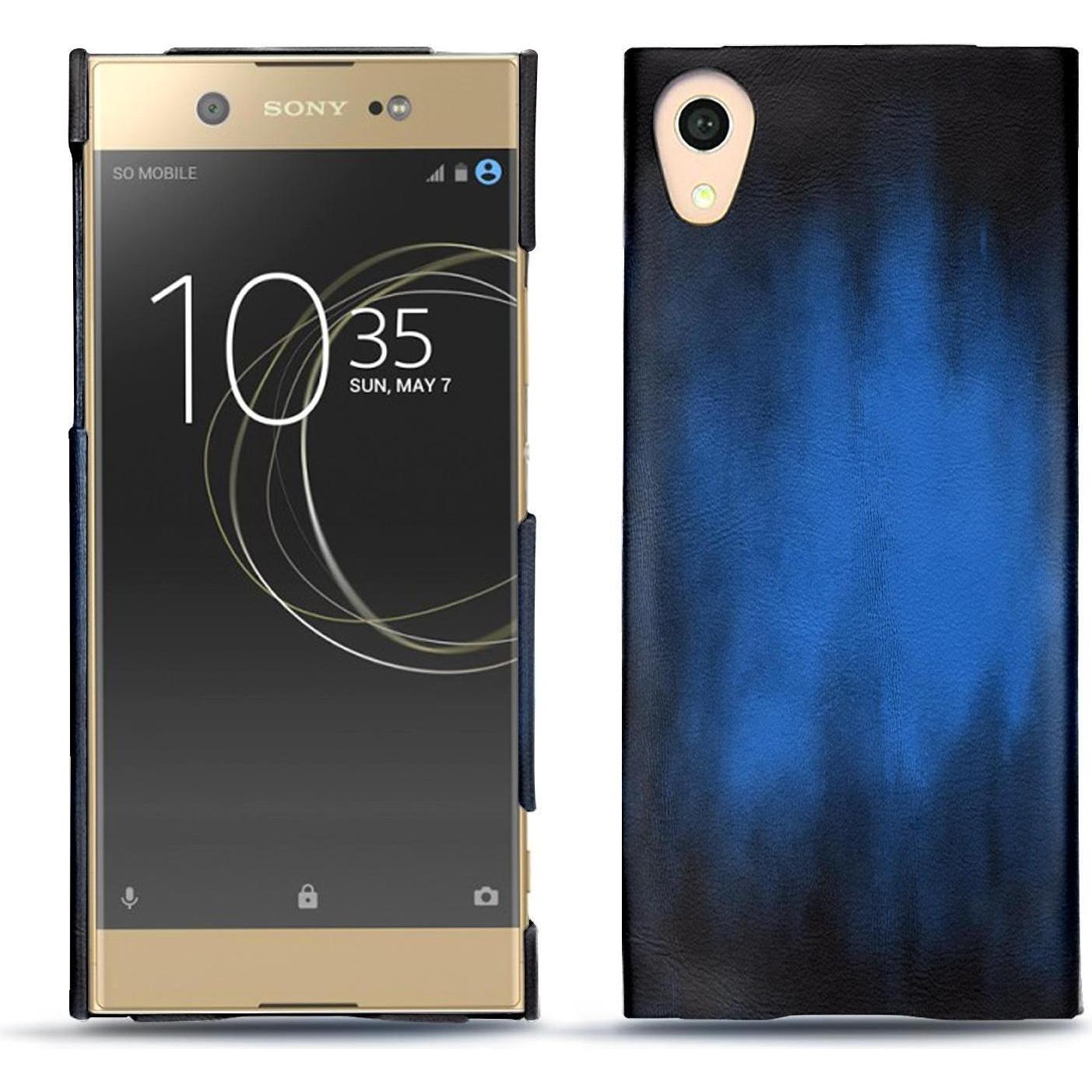 Bild von Noreve Lederschutzhülle (Sony Xperia XA1 Ultra), Smartphone Hülle, Blau