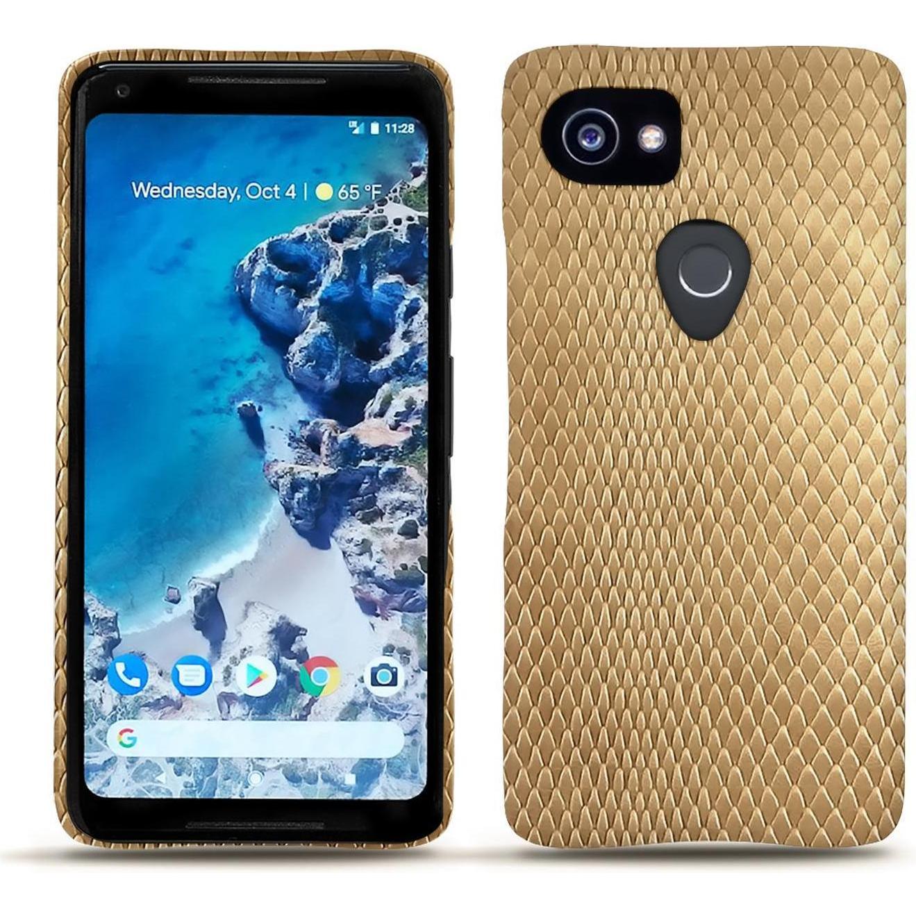 Bild von Noreve Lederschutzhülle (Google Pixel 2 XL), Smartphone Hülle, Beige