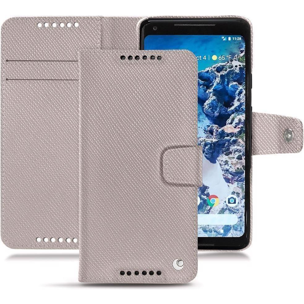 Bild von Noreve Lederschutzhülle Wallet (Google Pixel 2 XL), Smartphone Hülle, Beige