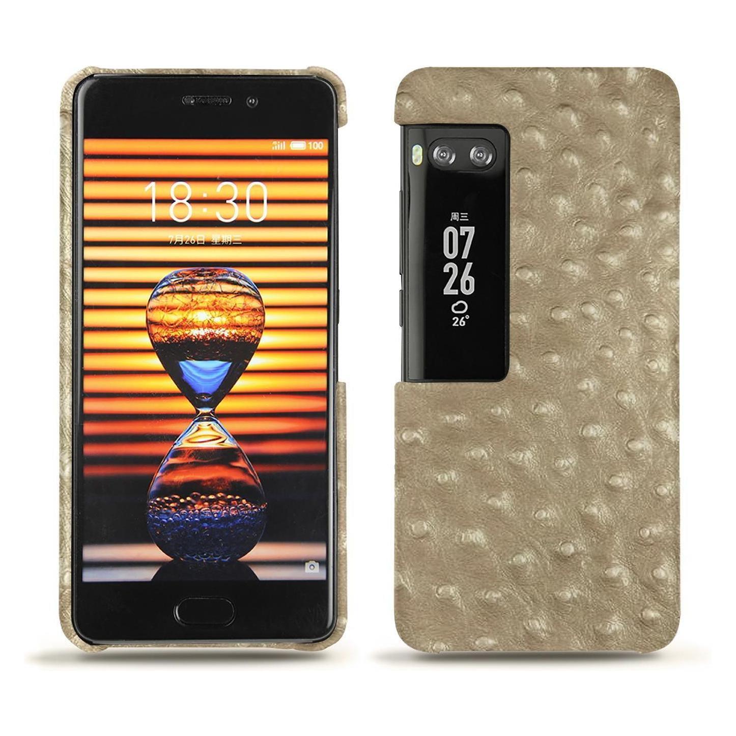 Bild von Noreve Lederschutzhülle (Meizu Pro 7), Smartphone Hülle, Beige