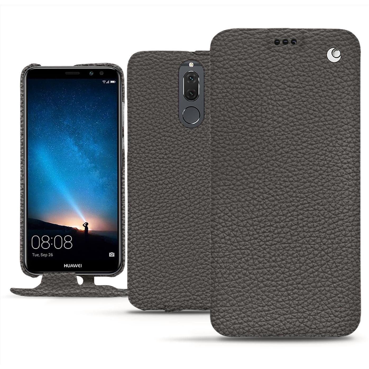 Bild von Noreve Lederschutzhülle vertikal (Huawei Mate 10 Lite), Smartphone Hülle, Grau