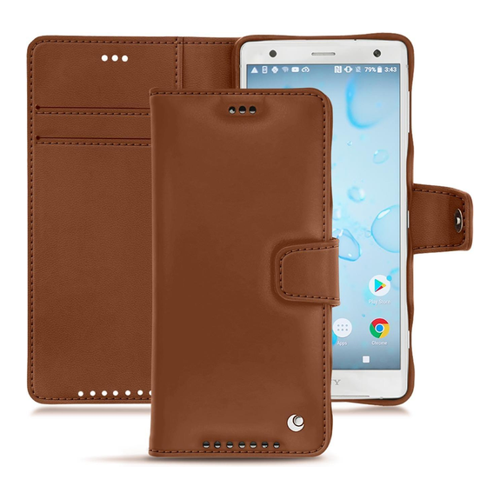 Bild von Noreve Lederschutzhülle Wallet für Sony Xperia XZ2 – Eleganz und Schutz vereint
