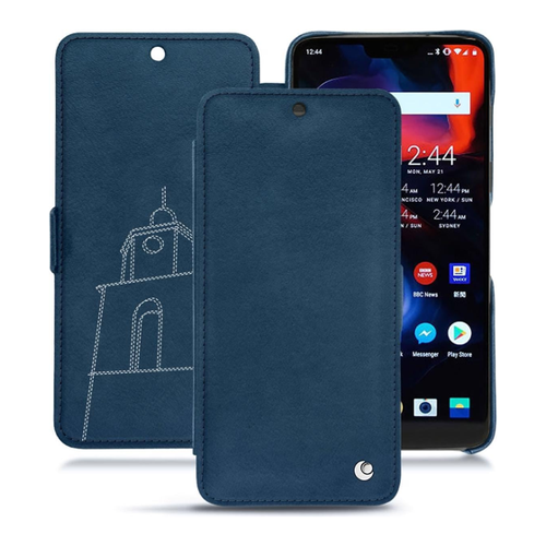 Bild von Noreve Lederschutzhülle horizontal für OnePlus 6 – Eleganter Schutz für Ihr Smartphone