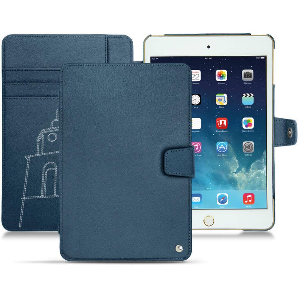Bild von Noreve Lederschutzhülle Wallet (iPad Mini 5), Tablet Hülle, Blau