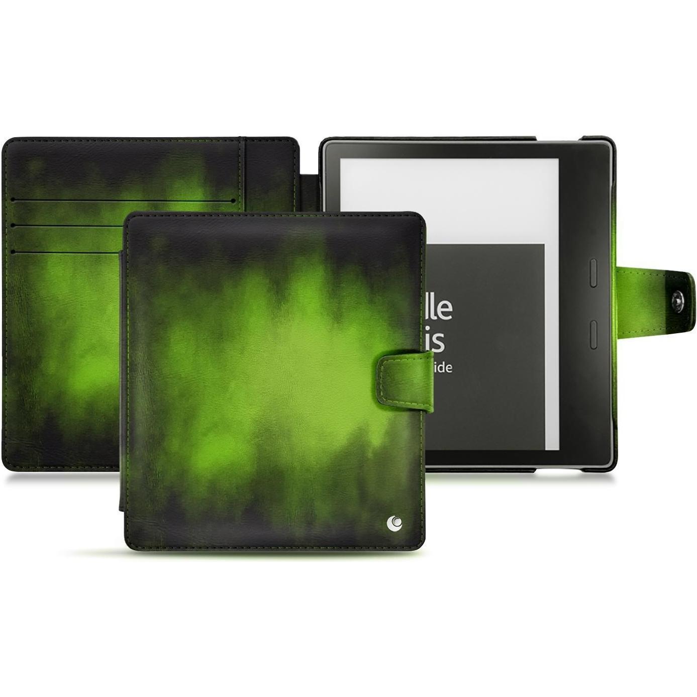 Bild von Noreve Lederschutzhülle Wallet (Kindle Oasis (2019)), eReader Zubehör, Grün