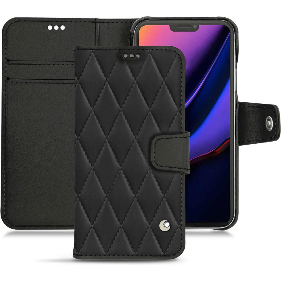 Bild von Noreve Lederschutzhülle Wallet (Apple iPhone 11 Pro), Smartphone Hülle, Schwarz