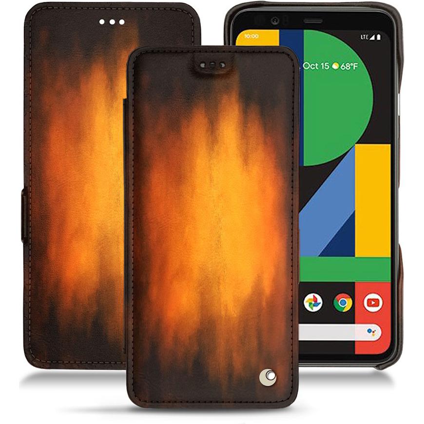Bild von Noreve Lederschutzhülle horizontal (Google Pixel 4 XL), Smartphone Hülle, Violett