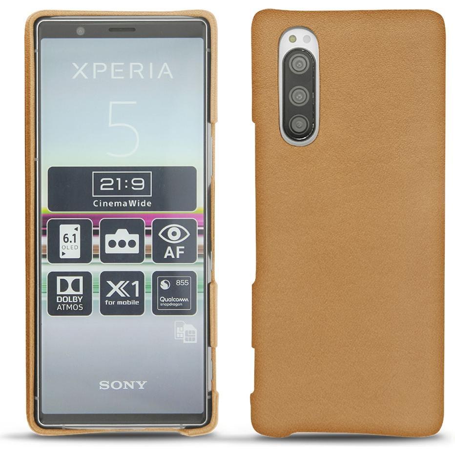 Bild von Noreve Lederschutzhülle (Sony Xperia 5), Smartphone Hülle, Braun