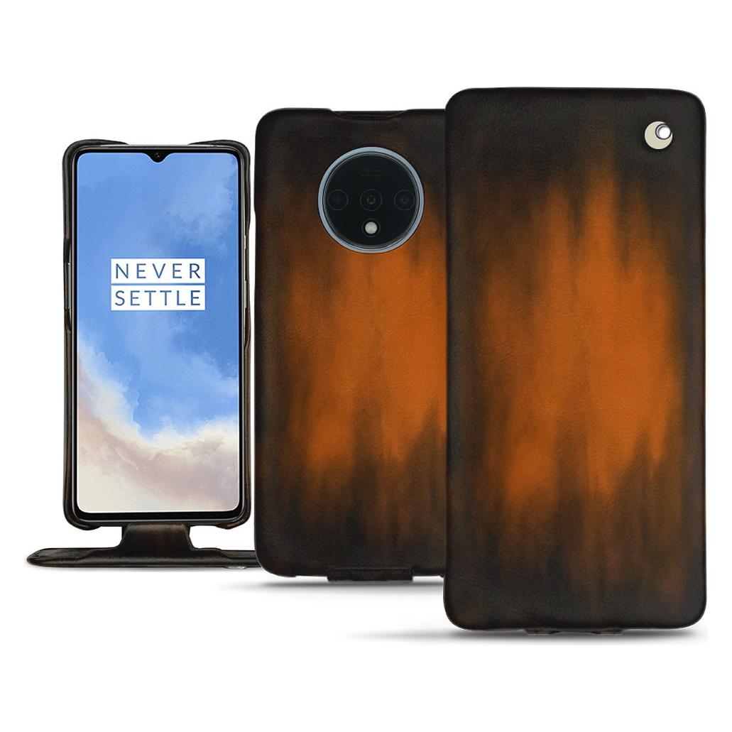 Bild von Noreve Lederschutzhülle vertikal (OnePlus 7T), Smartphone Hülle, Braun