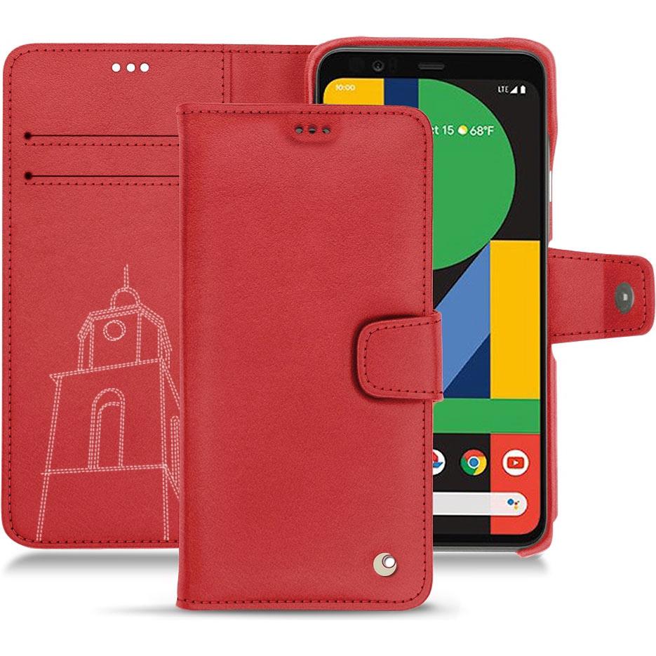 Bild von Noreve Lederschutzhülle Wallet (Google Pixel 5), Smartphone Hülle, Rot