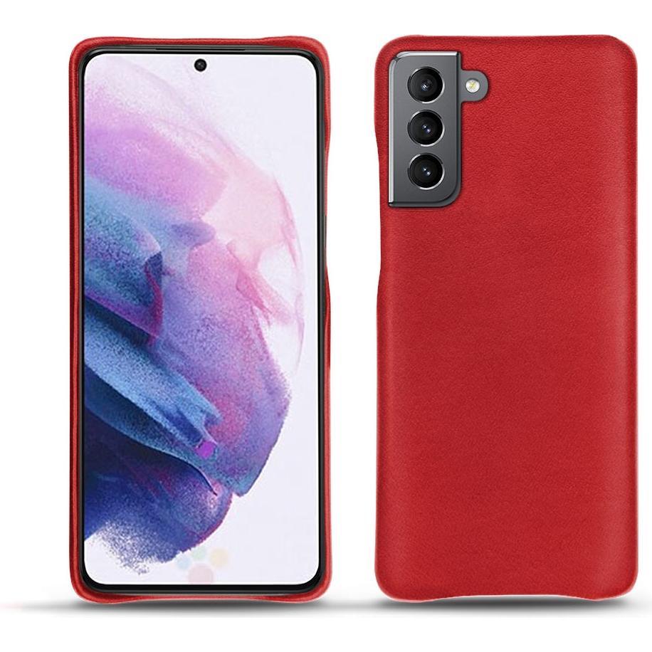Bild von Noreve Lederschutzhülle (Samsung Galaxy S21), Smartphone Hülle, Rot