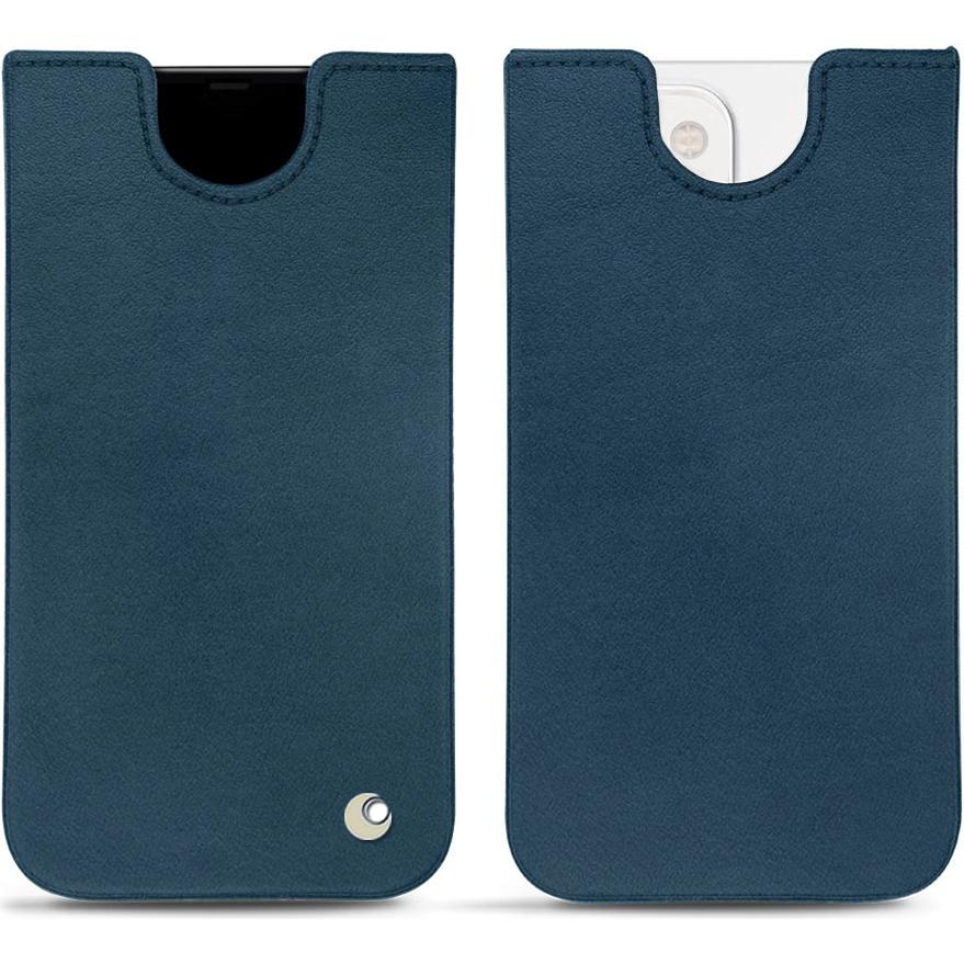 Bild von Noreve Lederschutzhülle (Apple iPhone 13 mini), Smartphone Hülle, Blau