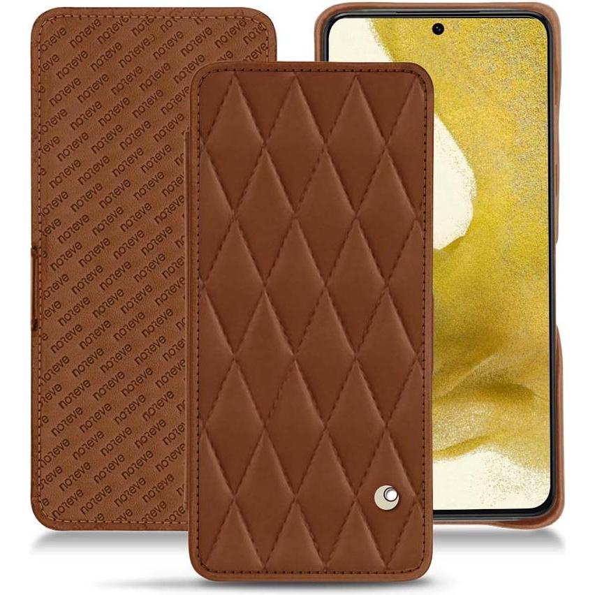 Bild von Noreve Lederschutzhülle horizontal (Samsung Galaxy S22), Smartphone Hülle, Braun