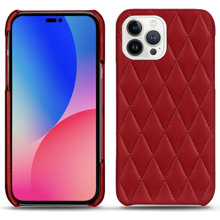 Bild von Noreve Lederschutzhülle (Apple iPhone 14 Pro Max), Smartphone Hülle, Rot