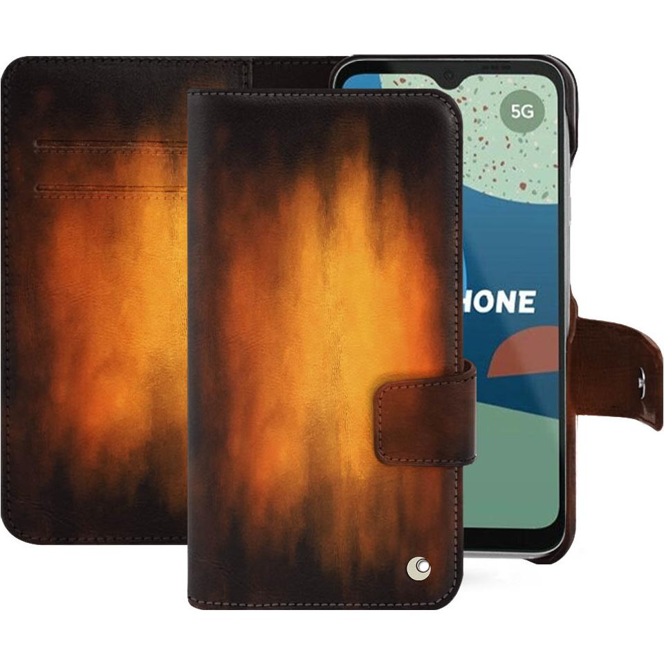 Bild von Noreve Lederschutzhülle Wallet (Fairphone 4), Smartphone Hülle, Violett