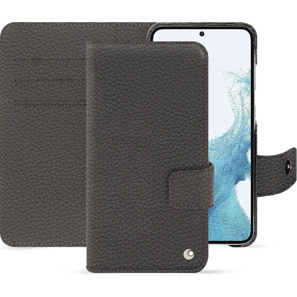 Bild von Noreve Lederschutzhülle Samsung Galaxy S23 (Samsung Galaxy S23+), Smartphone Hülle, Grau