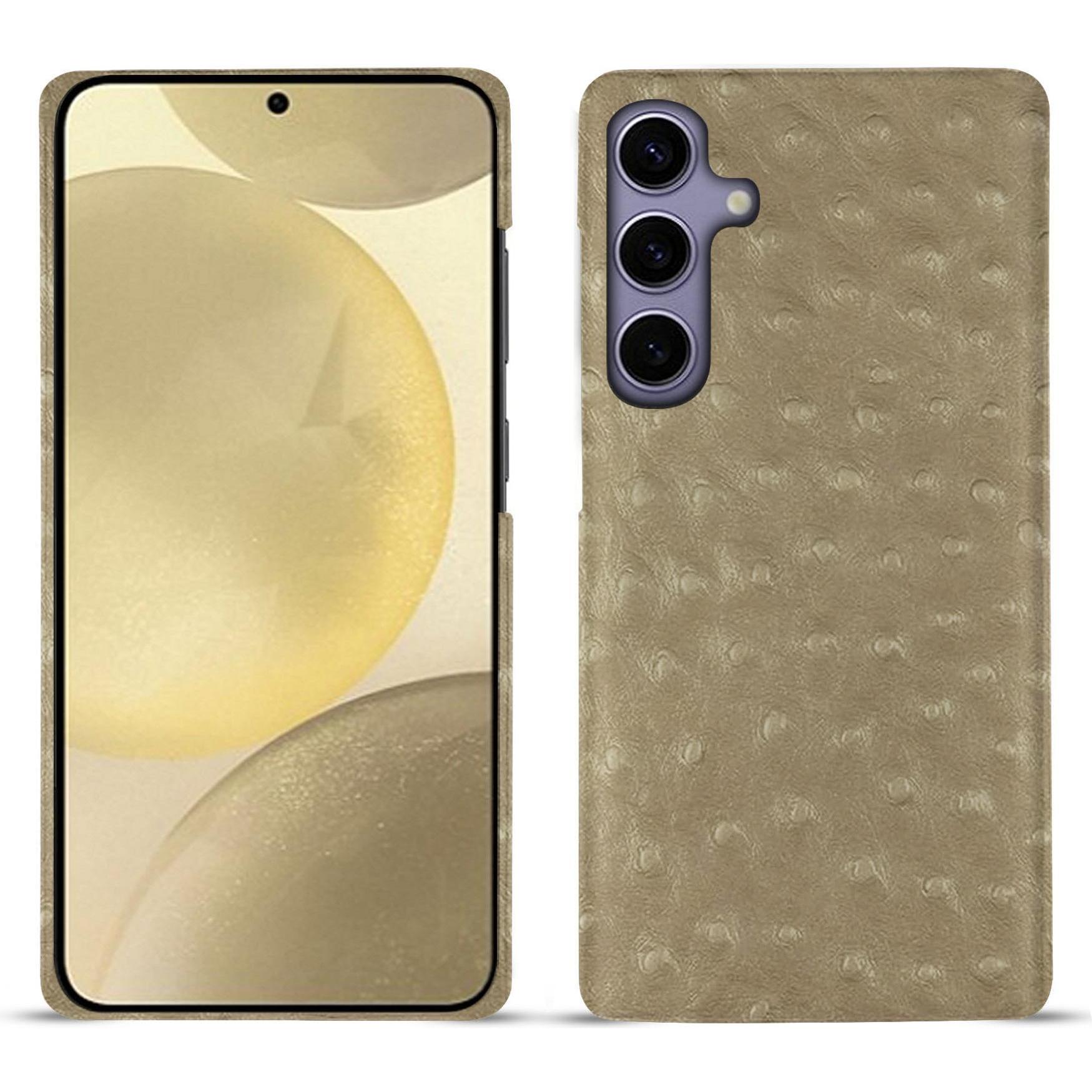 Bild von Noreve Lederschutzhülle (Samsung Galaxy S23+, Samsung Galaxy S24+), Smartphone Hülle, Beige