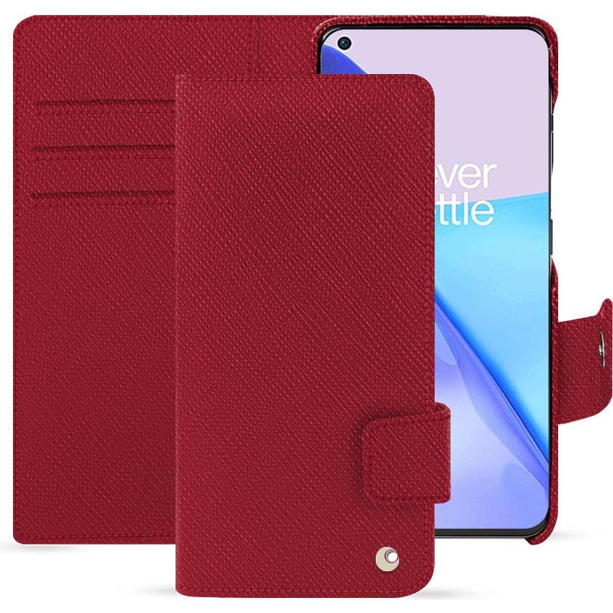 Bild von Noreve Lederschutzhülle OnePlus 11 (OnePlus 11), Smartphone Hülle, Rot