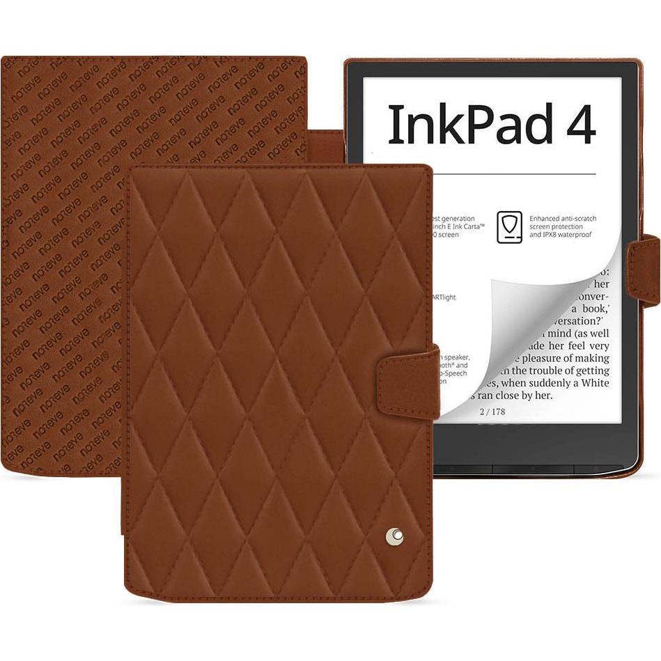 Bild von Noreve Lederschutzhülle horizontal (Pocketbook InkPad 4), Tablet Hülle, Braun