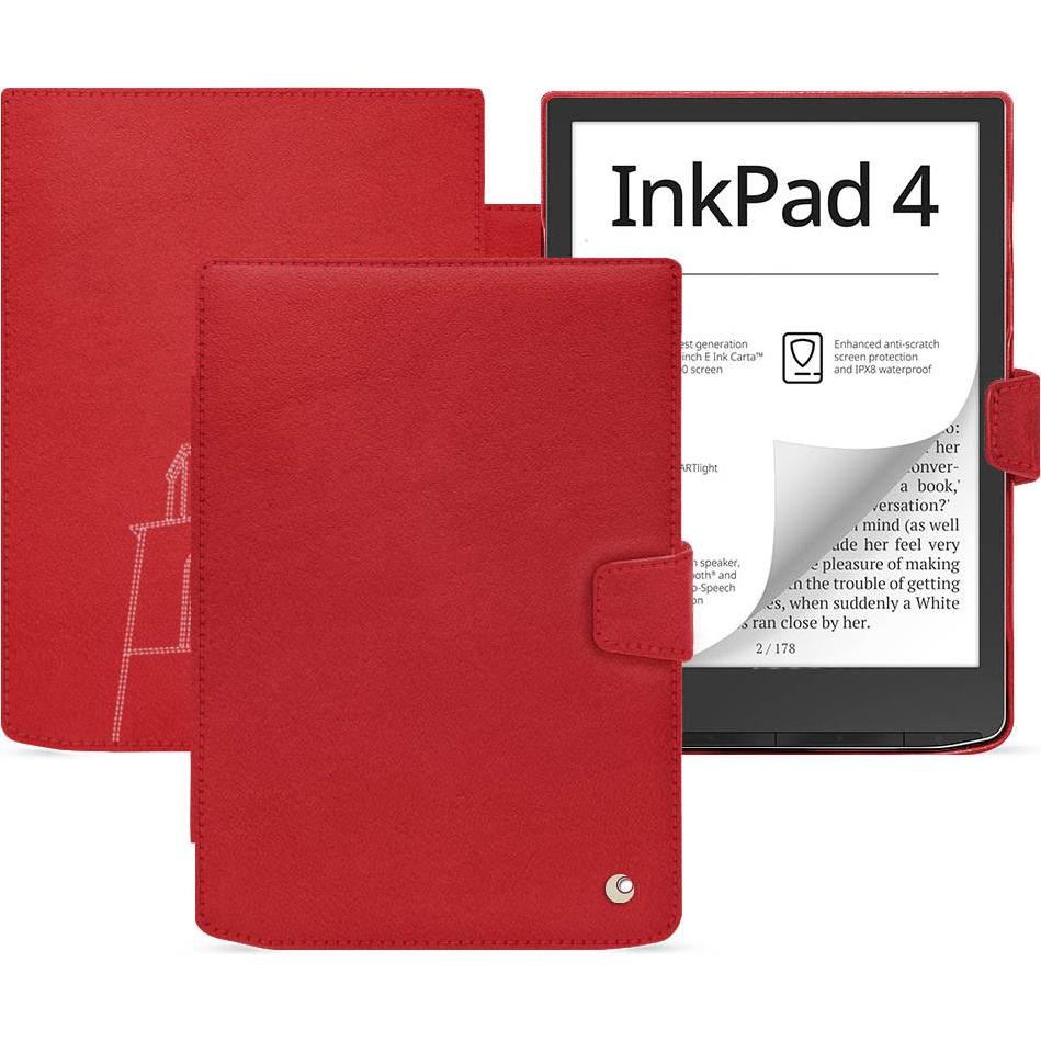 Bild von Noreve Lederschutzhülle horizontal, eReader Zubehör, Rot