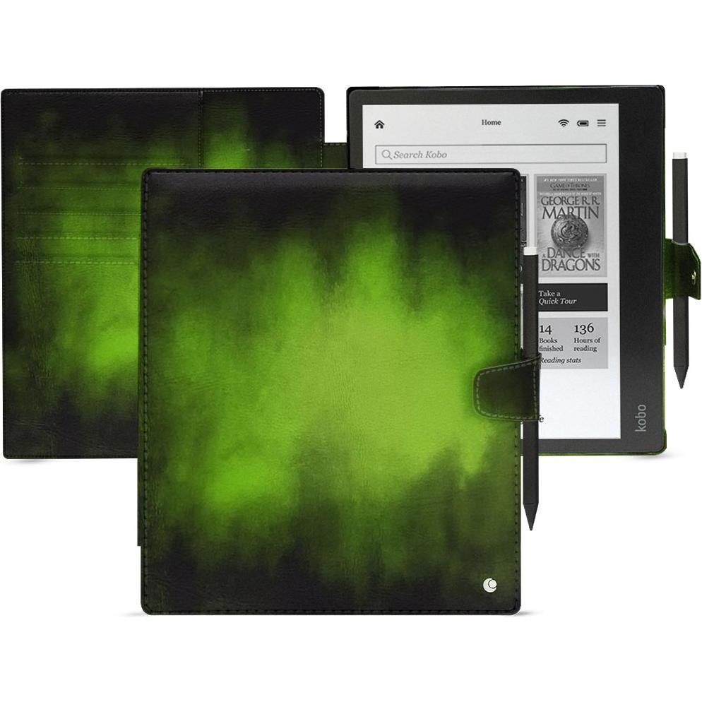 Bild von Noreve Lederschutzhülle Kobo Elipsa 2E (Kobo Elipsa 2E), Tablet Hülle, Grün