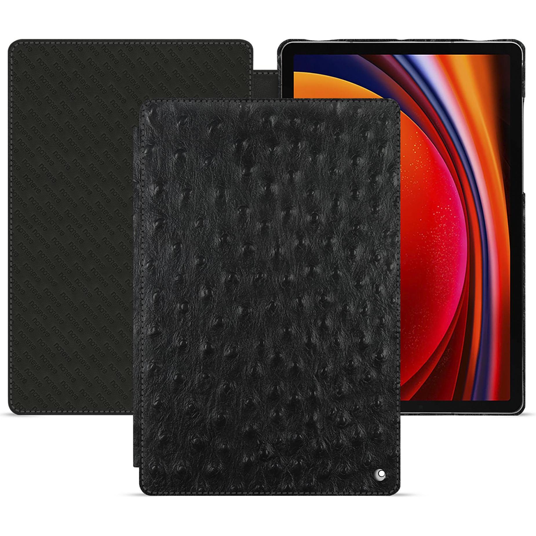 Bild von Noreve Lederschutzhülle horizontal (Galaxy Tab S9), Tablet Hülle, Schwarz
