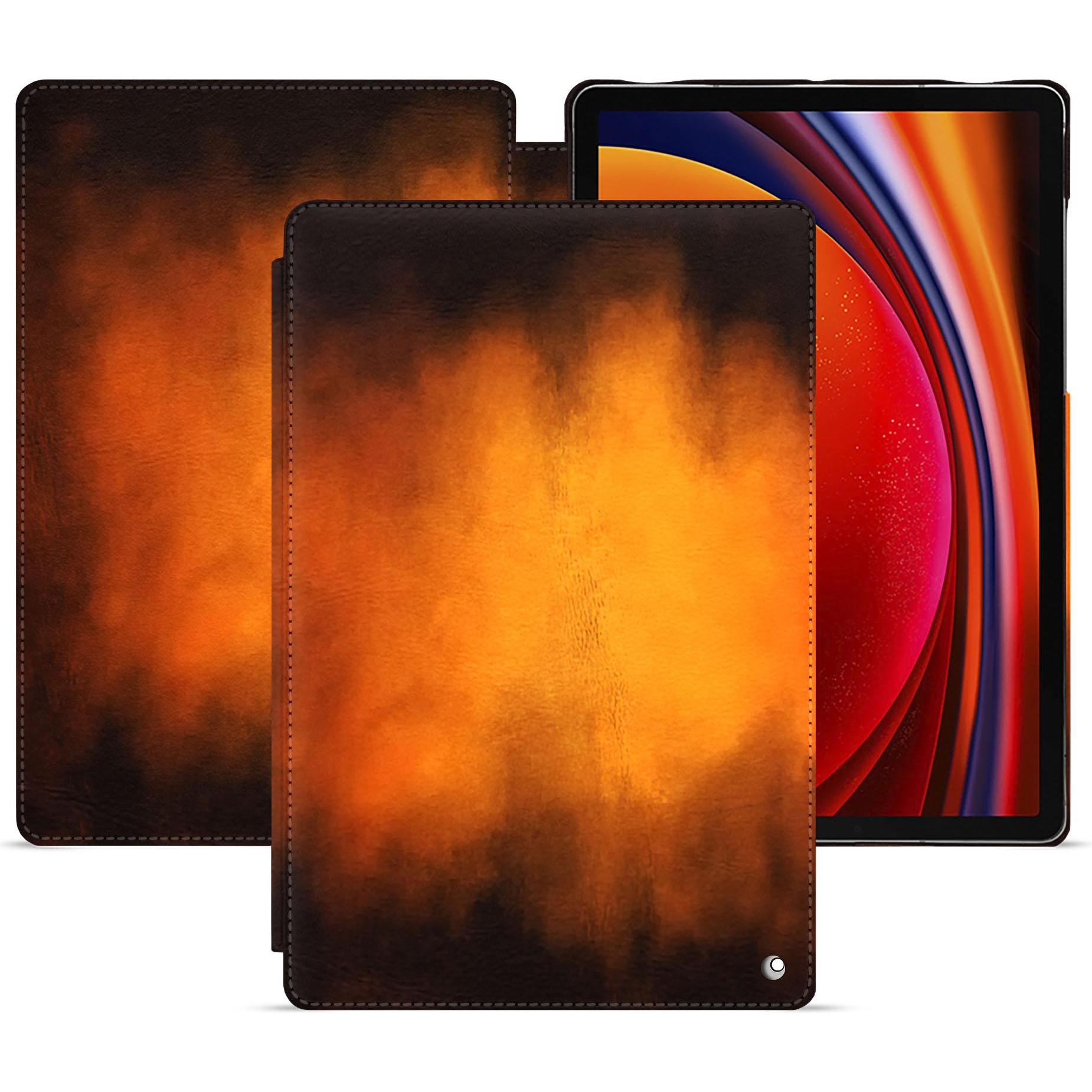 Bild von Noreve Lederschutzhülle horizontal (Galaxy Tab S9), Tablet Hülle, Violett