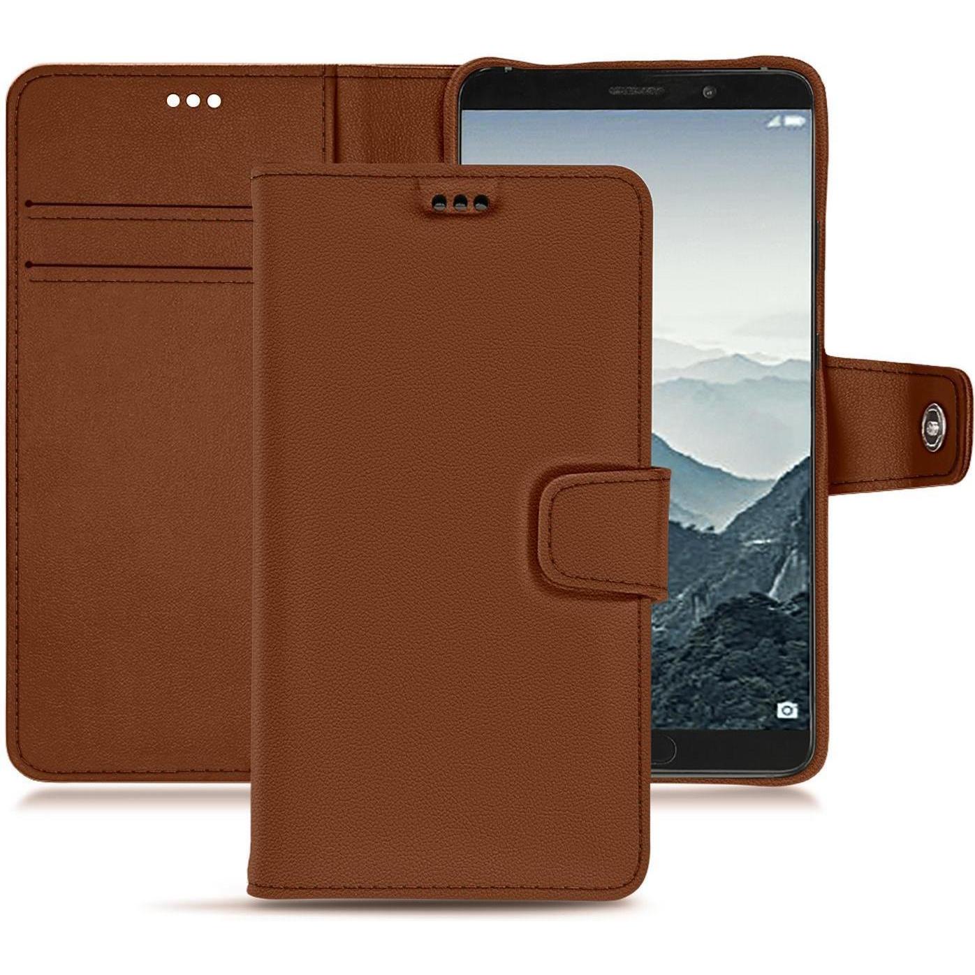 Bild von Noreve Lederschutzhülle Wallet (Huawei Mate 10), Smartphone Hülle, Braun