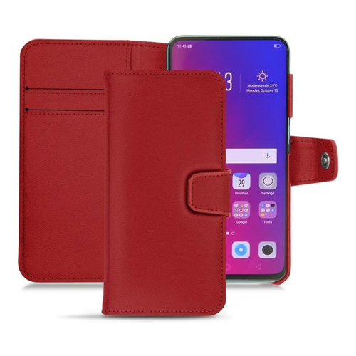Bild von Noreve Lederschutzhülle Wallet für Oppo Find X